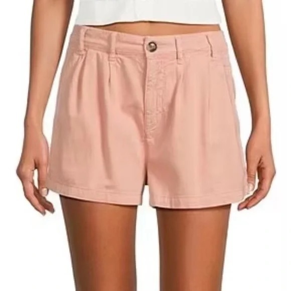 Free People Pants - NWT Free People Pink/Rose Billie Chino Shorts; Size 8
